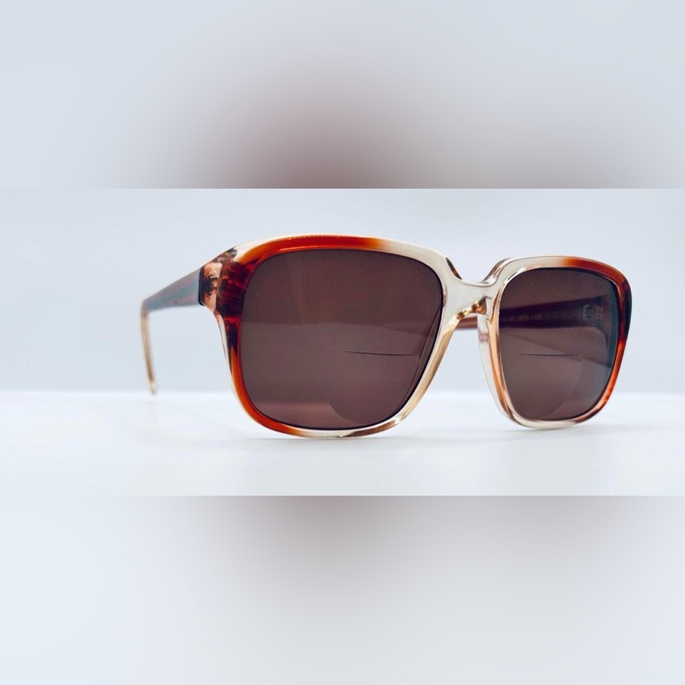 Boulevard Boutique 1025 Brown Translucent Square Sunglasses Frames Only
